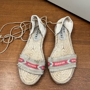 Manebi Ankle Wrap Espadrilles